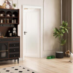 White Primed 1-Lite Frosted Glass Door (96") (ID: DR-1015) - Image 3