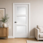 3-Lite Frosted Glass Door (ID: DR-1016)