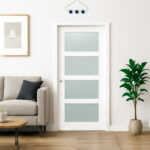 4-Lite Frosted Glass Door (ID: DR-1017) - Image 4