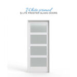 4-Lite Frosted Glass Door (ID: DR-1017) - Image 5