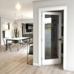 White Primed 1-Lite Clear Glass Door (96") (ID: DR-1021) - Image 3