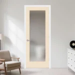 Clear Grade Pine Wood 1-Lite Frosted Glass Door (ID: DR-1033)
