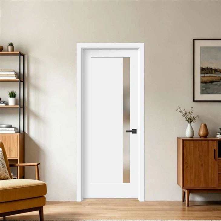 4 1-Lite Small Frosted Glass Door (ID: DR-1025) - Image 1